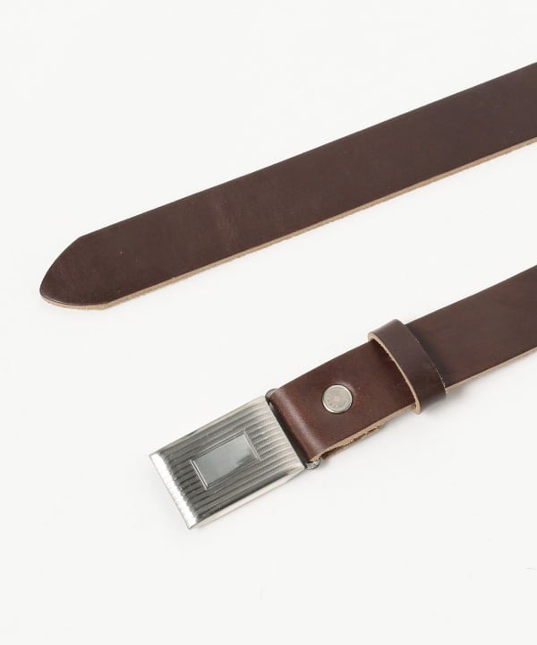 BEAMS PLUS PLATE BELT HORWEEN LEATHER - BLACK – Lennox & Harvey