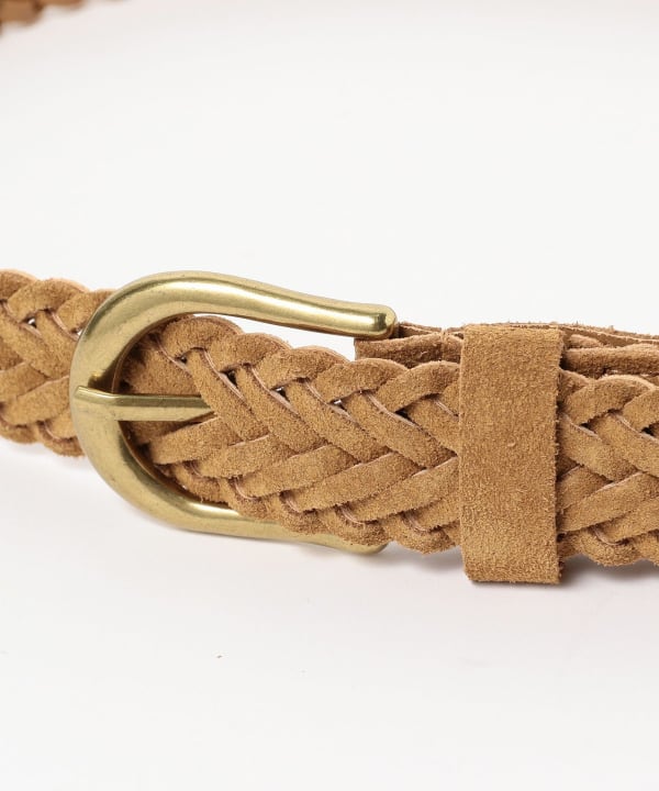 BEAMS PLUS（ビームス プラス）Suede Mesh Belt（ファッション
