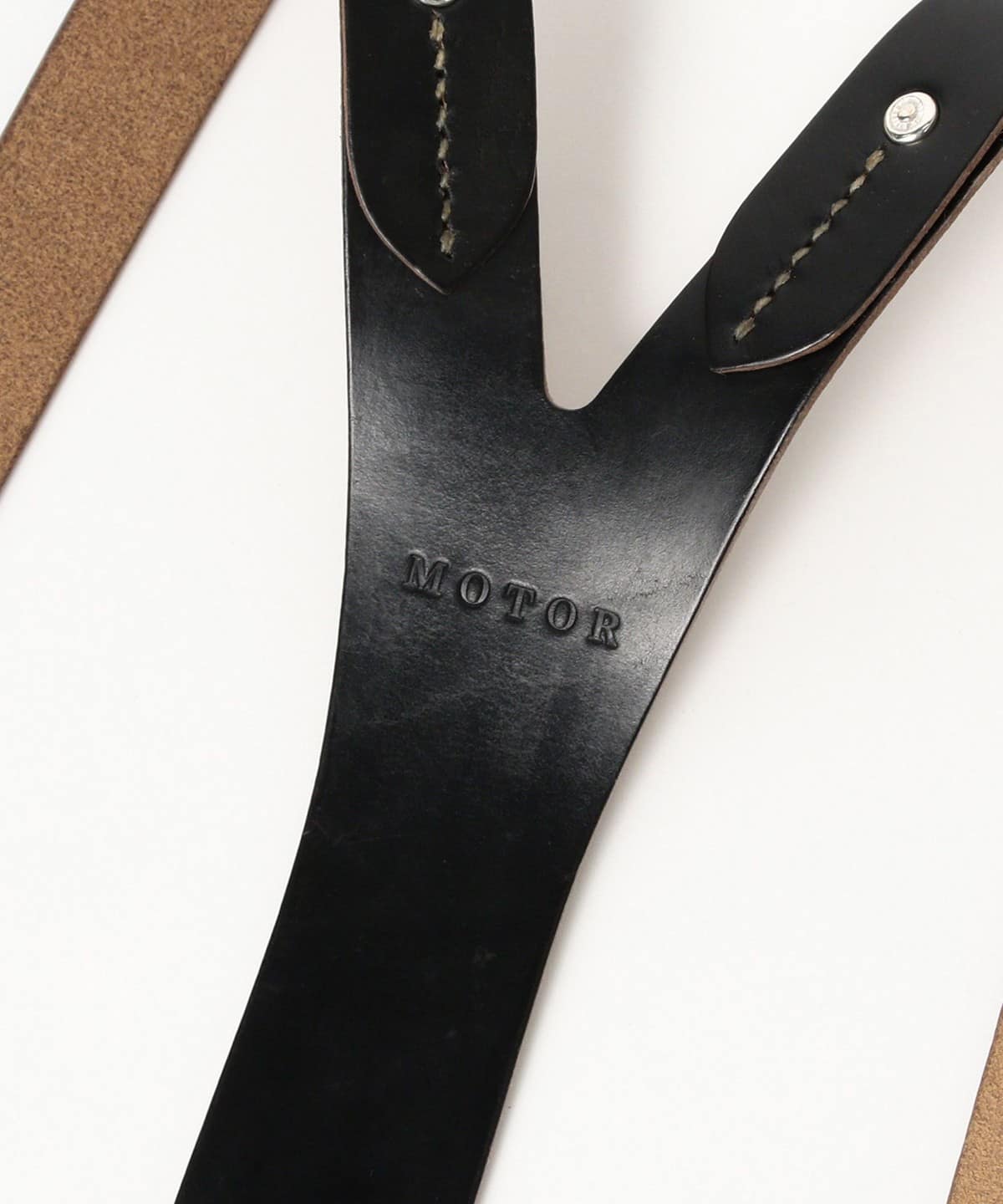 BEAMS + Sサイズ 27mm Horween Chromexce 茶芯 黒