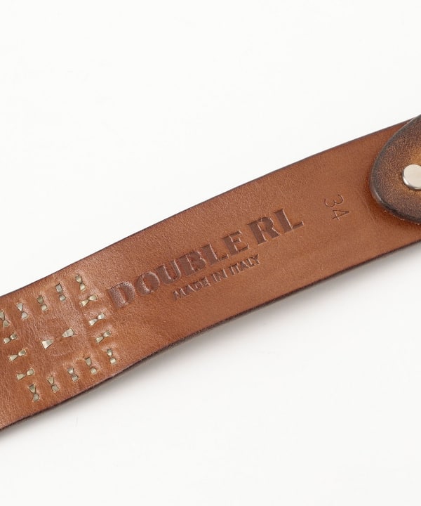 RRL / Studded Roughout Leather Belt