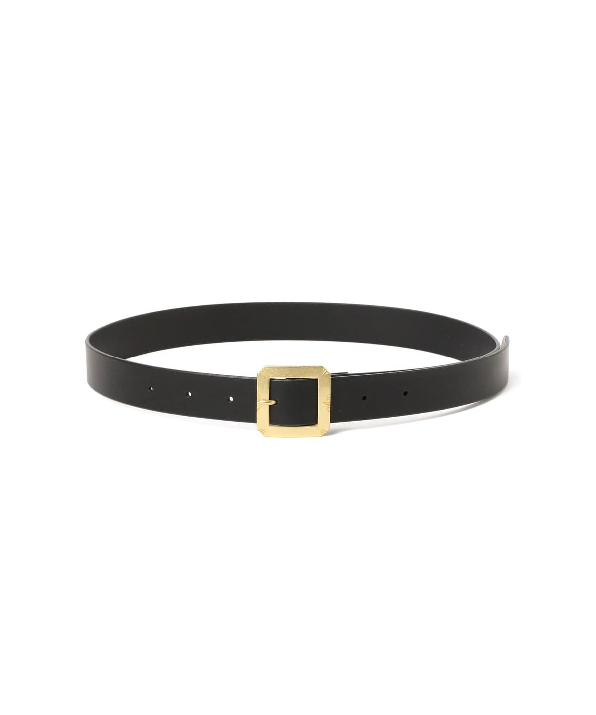BEAMS PLUS（ビームス プラス）MOTO / Brass Buckle Leather Belt