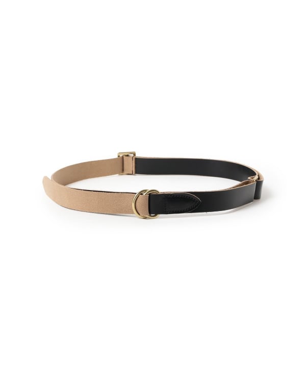 Leather Double Ring Belt