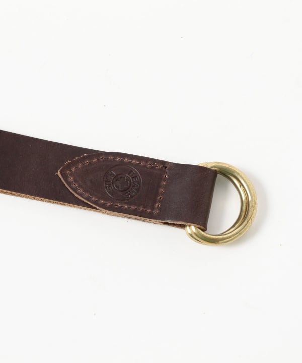 Leather Double Ring Belt