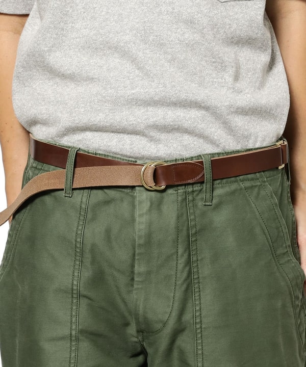 Leather Double Ring Belt