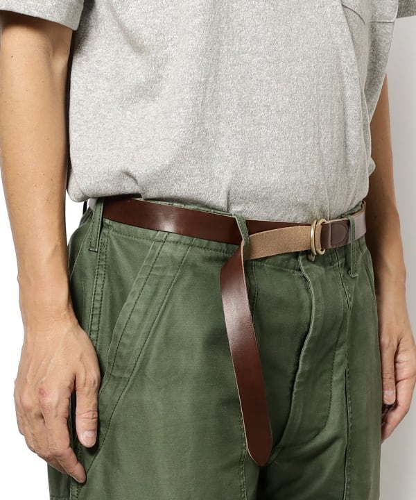 BEAMS PLUS（ビームス プラス）Leather Double Ring Belt