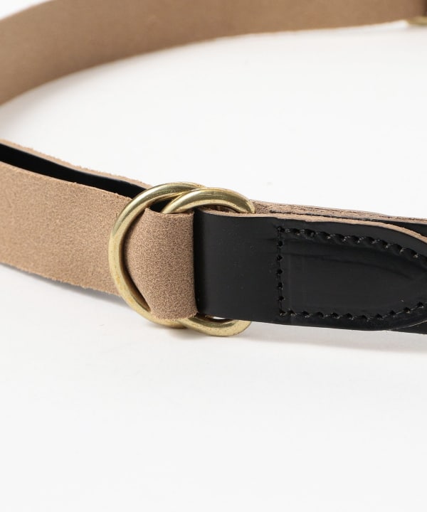 Leather Double Ring Belt