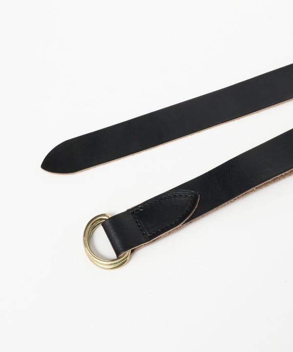 Leather Double Ring Belt