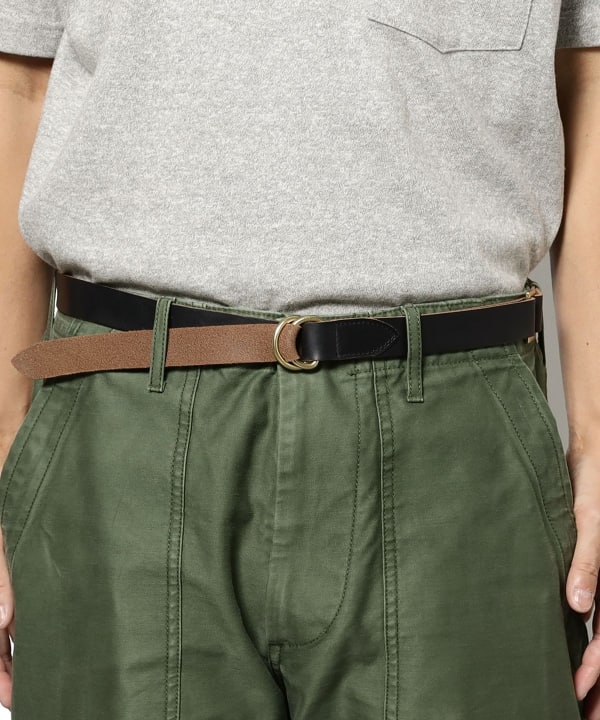 Leather Double Ring Belt