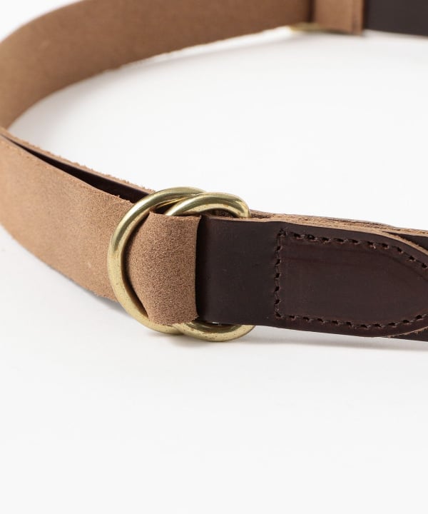 Leather Double Ring Belt