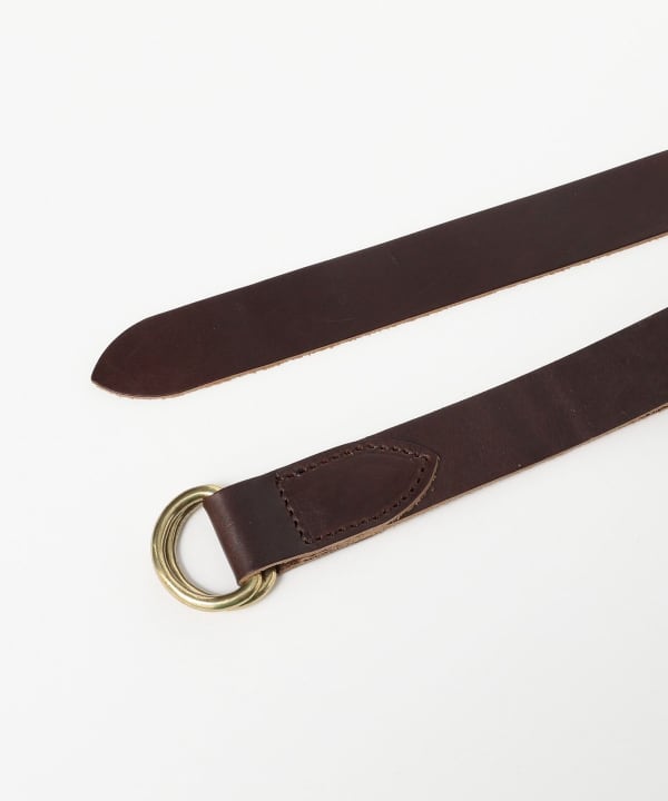 Leather Double Ring Belt