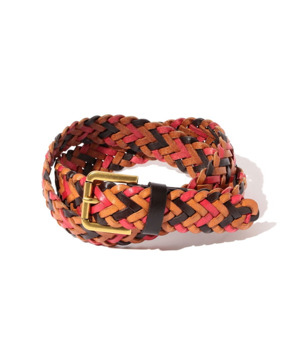 Multi Leather Mesh Belt