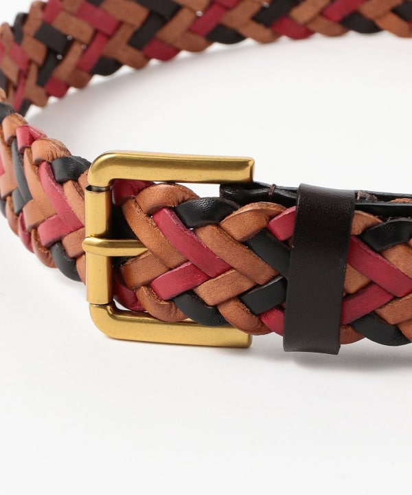 Multi Leather Mesh Belt