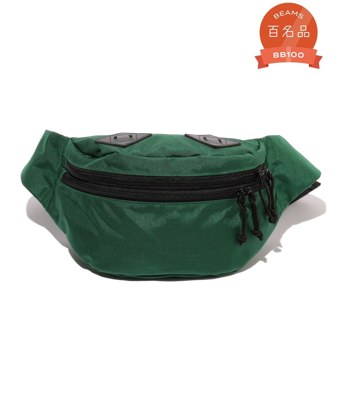 2 Zip Waist Pack バッグ MEN GREEN FREE 2 Zip Waist Pack バッグ MEN GREEN FREE