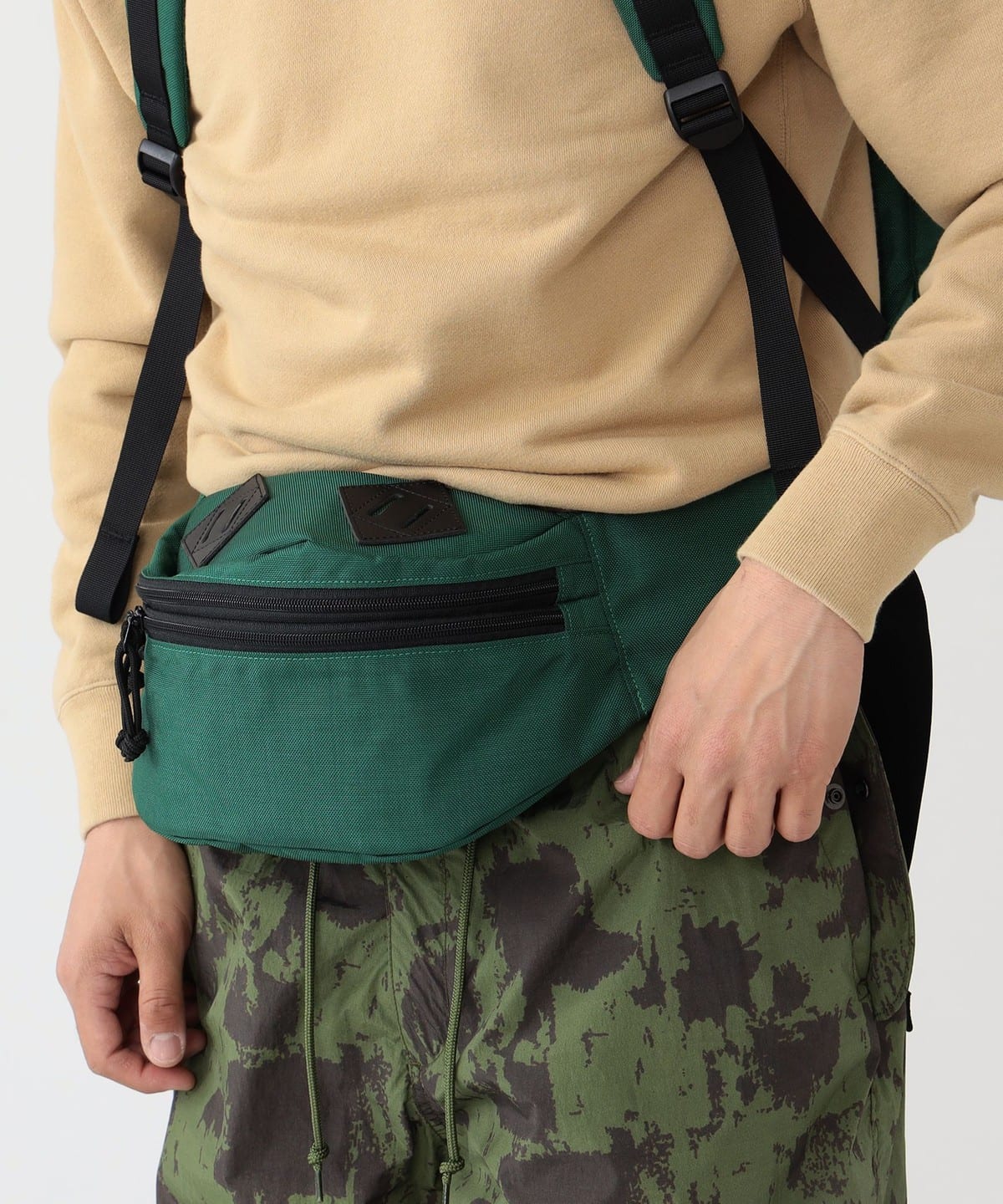 BEAMS PLUS（ビームス プラス）2 Zip Waist Pack（バッグ