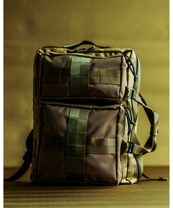 BEAMS PLUS BRIEFING × BEAMS PLUS / 別注3WAY BAG KHAKI（包包托特包 