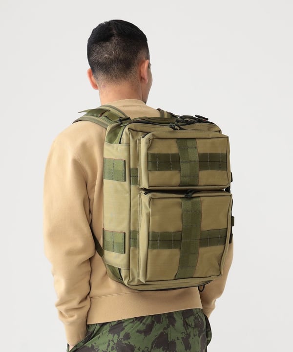 BEAMS PLUS（ビームス プラス）BRIEFING × BEAMS PLUS / 別注 3WAY BAG KHAKI（バッグ  ビジネスバッグ）通販｜BEAMS