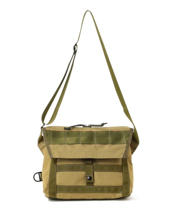 BEAMS PLUS BRIEFING × BEAMS PLUS / 別注FLEET MESSENGER BAG KHAKI 