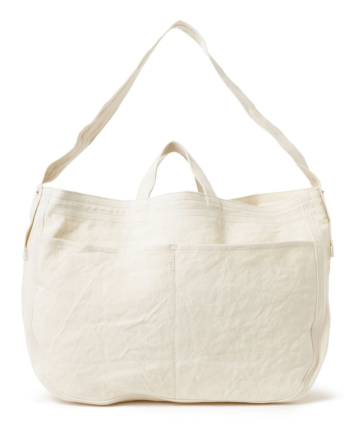 ARTS & CRAFTS アーツアンドクラフツ / LINEN CANVAS NEWSPAPER BAG バッグ MEN OFF WHTE FREE ARTS & CRAFTS アーツアンドクラフツ / LINEN CANVAS NEWSPAPER BAG バッグ MEN OFF WHTE FREE