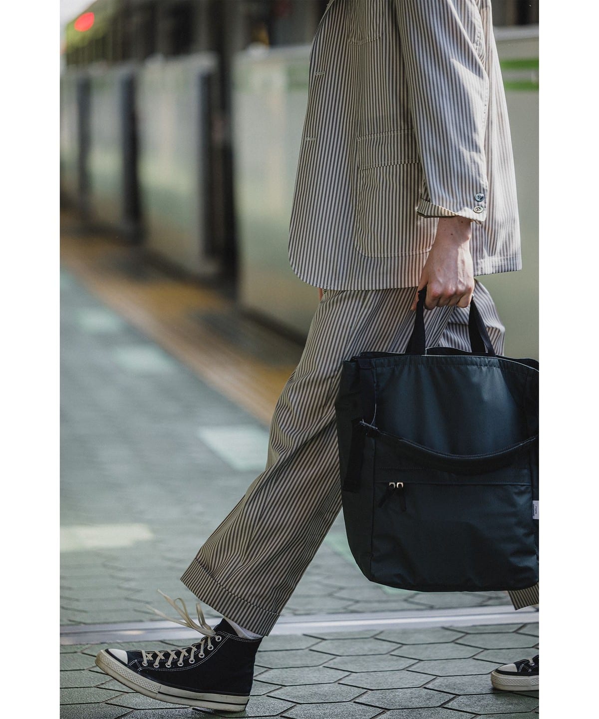 【別注】STANDARD SUPPLY スタンダードサプライ / 2WAY ZIP TOTE バッグ MEN BLACK FREE 【別注】STANDARD SUPPLY スタンダードサプライ / 2WAY ZIP TOTE バッグ MEN BLACK FREE