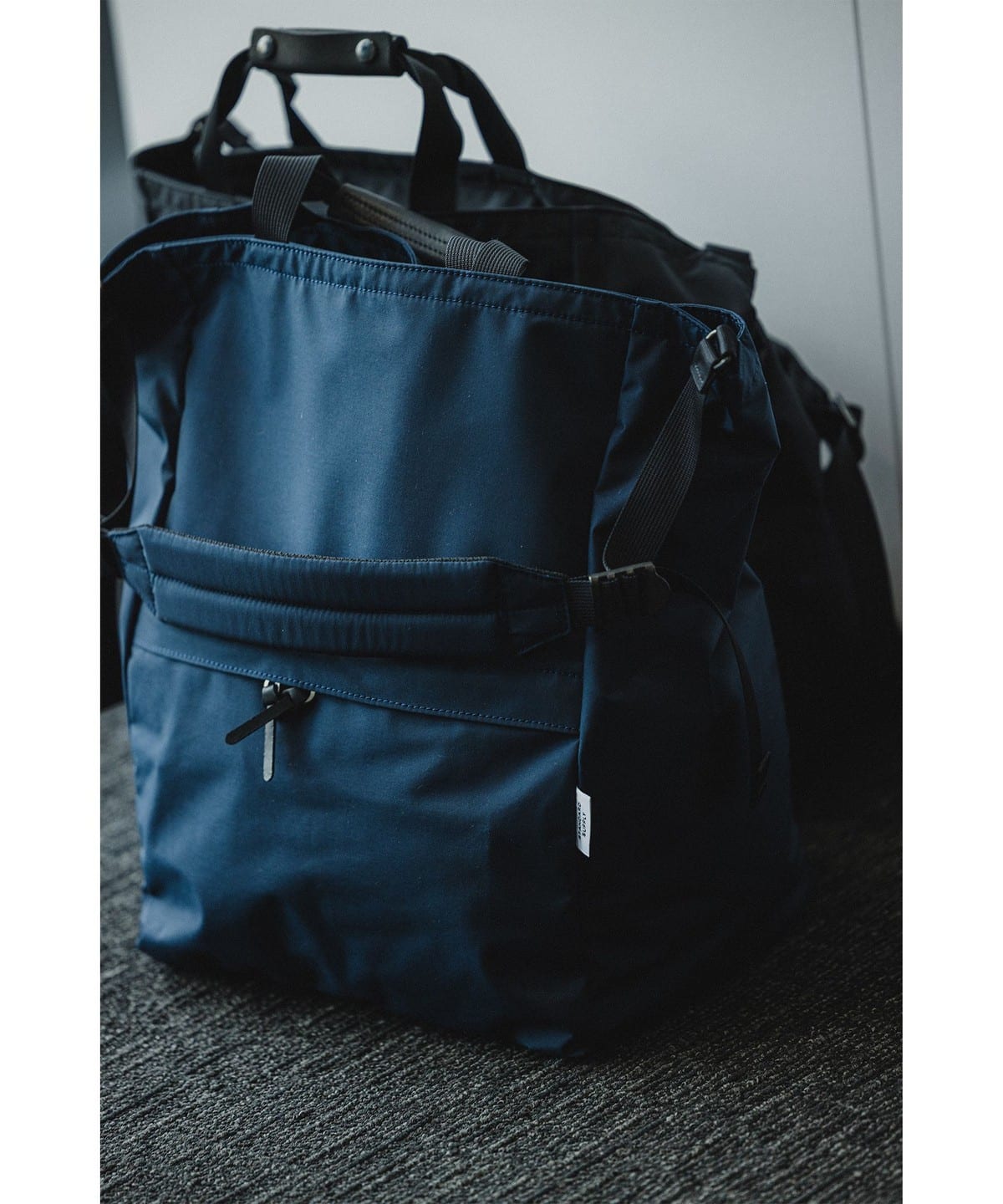 【別注】STANDARD SUPPLY スタンダードサプライ / 2WAY ZIP TOTE バッグ MEN NAVY FREE 【別注】STANDARD SUPPLY スタンダードサプライ / 2WAY ZIP TOTE バッグ MEN NAVY FREE