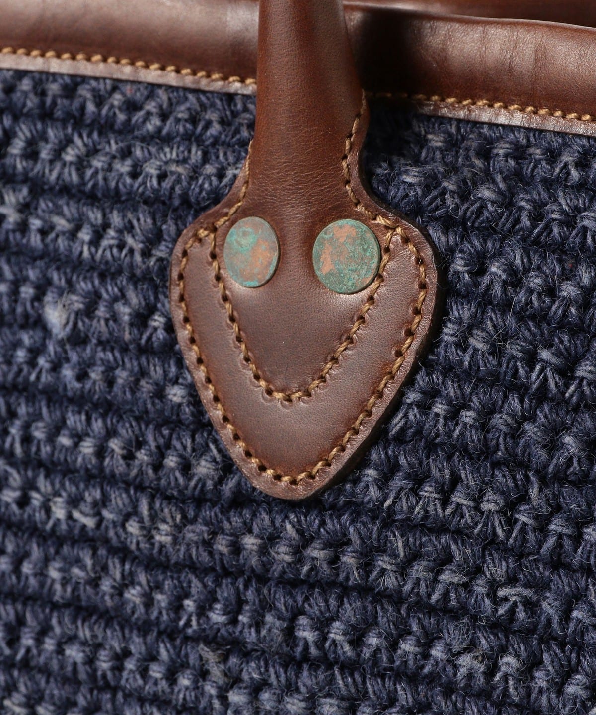 BEAMS PLUS（ビームス プラス）RRL / Leather-Trim Handwoven
