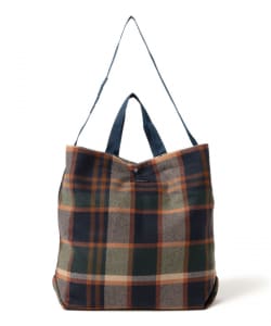ENGINEERED GARMENTS / CARRY ALL TOTE -  - HEAVY WOOL PLAID