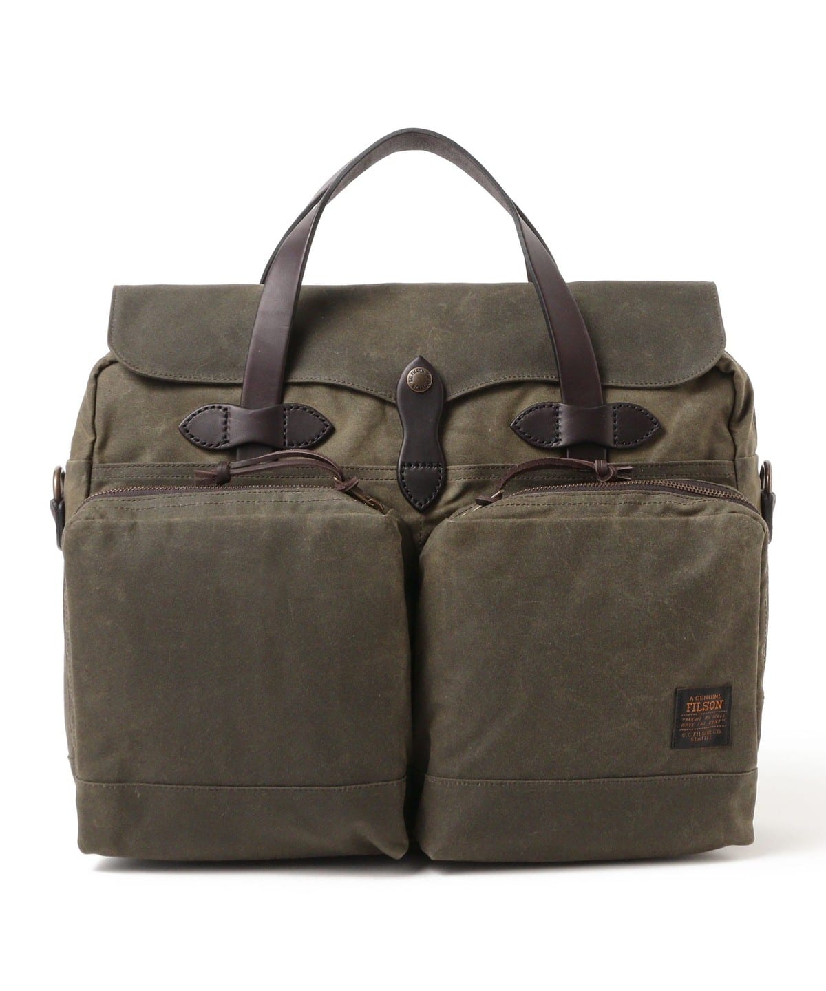FILSON フィルソン / 24 HOUR TIN CLOTH BRIEFCASE バッグ MEN グリーン ONE SIZE FILSON フィルソン / 24 HOUR TIN CLOTH BRIEFCASE バッグ MEN グリーン ONE SIZE