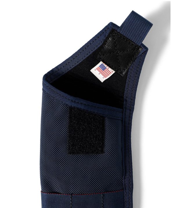 【別注】BRIEFING / MOBILE POUCH 面ファスナーの開閉部