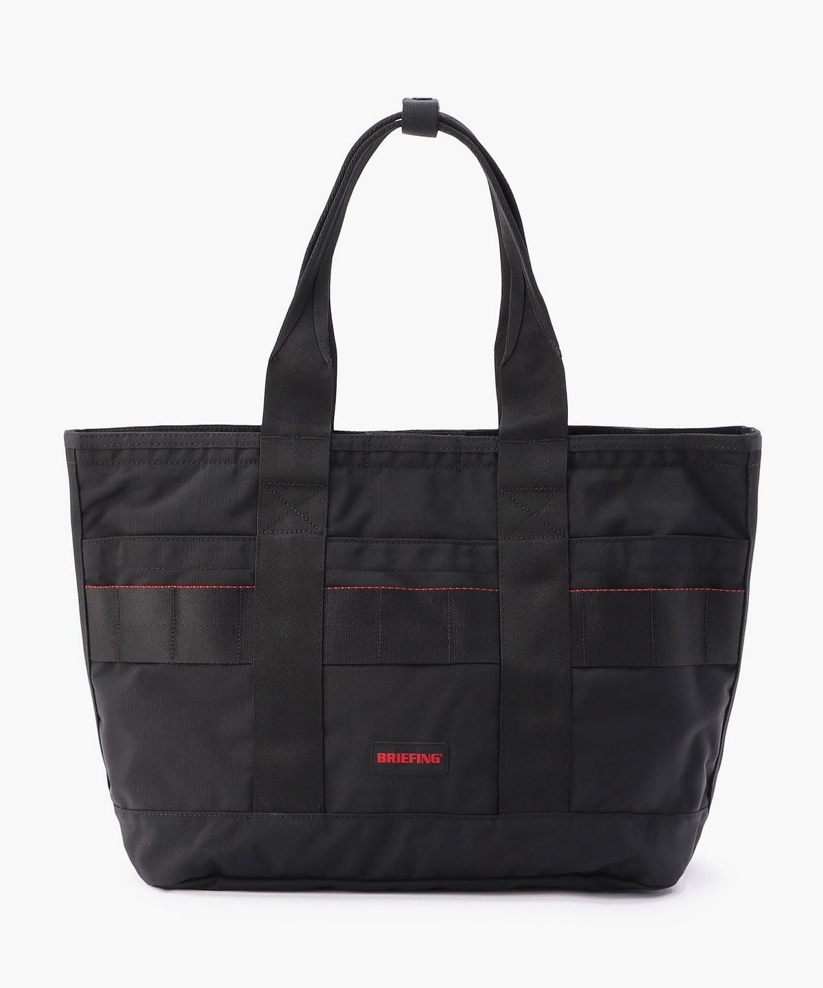 BRIEFING×BEAMS PLUS / 別注トート 黒　カモフラージュ BRIEFING トートバッグ × BEAMS PLUS / 別注 COCKPIT BAG メンズ
