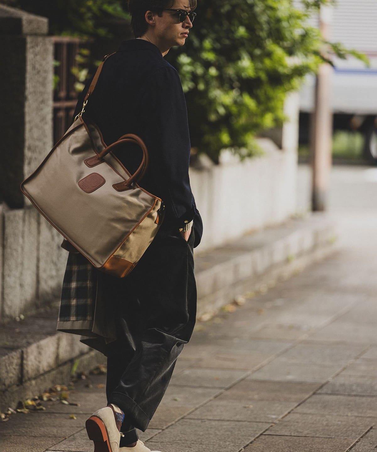 吉亀！ビームスプラス別注！アーツ＆クラフト レザーショルダーバッグ BEAMS PLUS（ビームス プラス）【別注】GHURKA / Stadium IV No.73