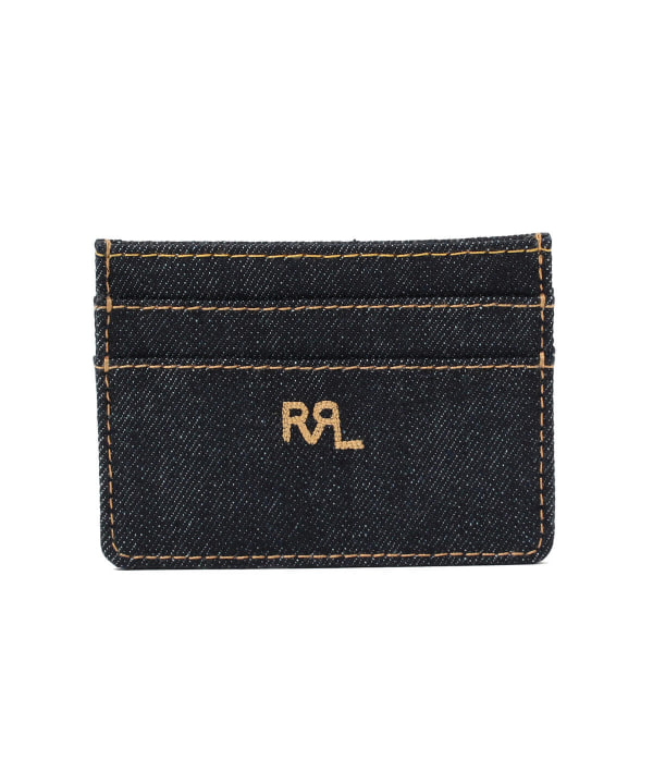 BEAMS PLUS（ビームス プラス）RRL / Indigo Denim Card Holder（財布 