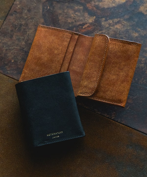 [Special order] MOTORATORY / Pocket Wallet Italy Cow Leather