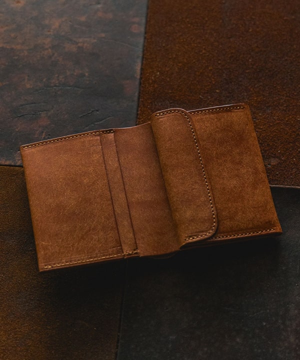 [Special order] MOTORATORY / Pocket Wallet Italy Cow Leather