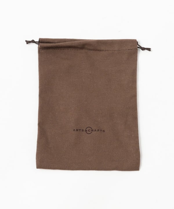 ARTS & CRAFTS / HORSE LEATHER POUCH SHOULDER