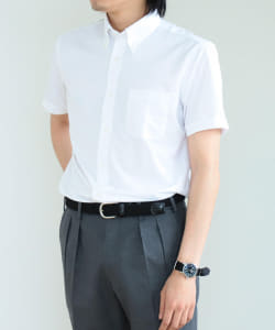 トリコット ストレッチ ボタンダウンシャツ