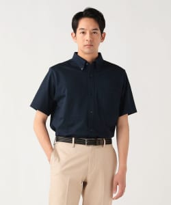 ハニカムプリント ボタンダウンシャツ  26SS （抗菌防臭加工・吸水速乾）