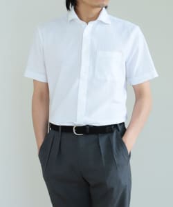 ▲BEAMS HEART / カラミ カッタウェイカラー シャツ