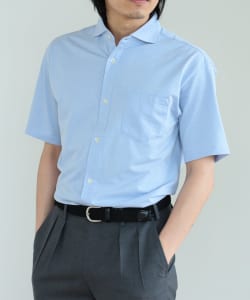 BEAMS HEART / ハニカム カッタウェイカラー ポロシャツ