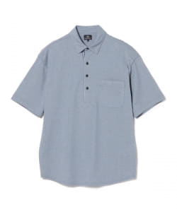 ▲BEAMS HEART / カノコ 前立てテープ ミニレギュラーカラー ポロシャツ