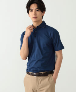 ▲BEAMS HEART / クールマックス（R） カノコ ワイドカラー ポロシャツ 22SS