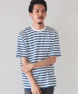 ▲BEAMS HEART / ポンチ ボーダー Tシャツ