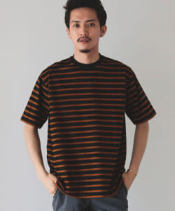 ▲BEAMS HEART / ポンチ ボーダー Tシャツ