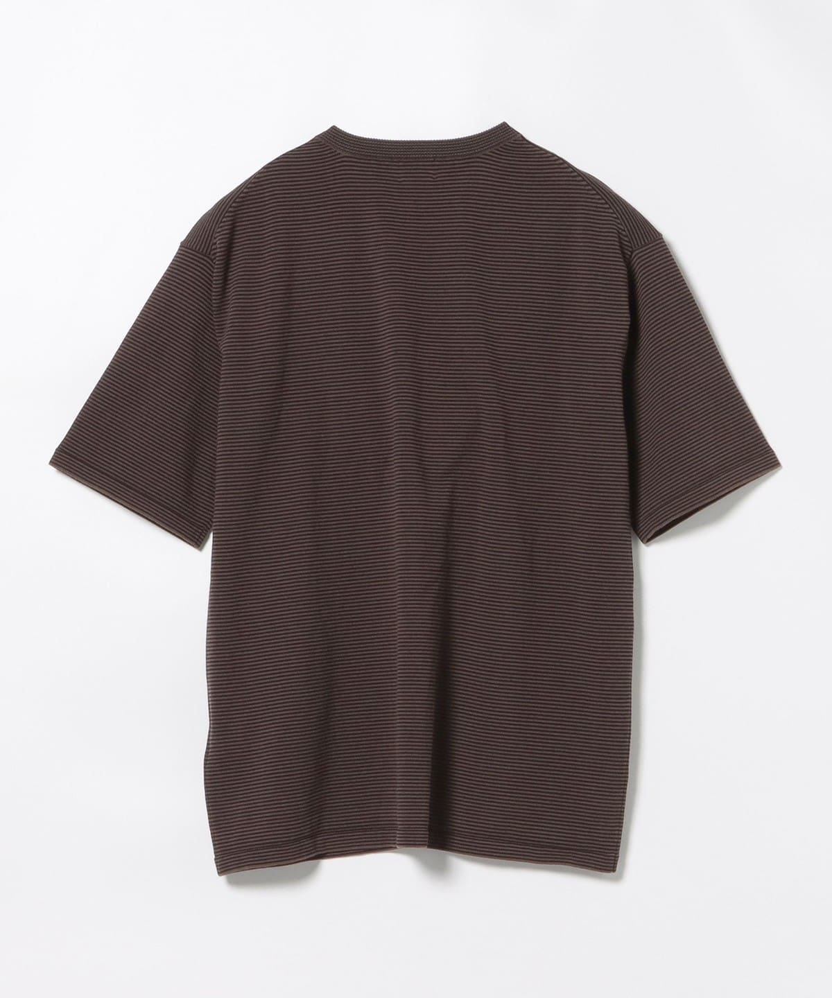 【美品】BEAMS 半袖ニット　ジップアップ　黒　XL サマーニット　透け素材 41040034819_D_12.jpg