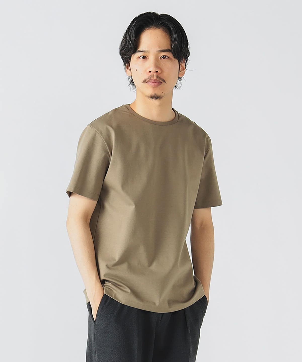 ラグジュアリーポンチ クルーネック Tシャツ 25SS(S XL) Tシャツ・カットソー MEN KHAKI XL ラグジュアリーポンチ クルーネック Tシャツ 25SS(S XL) Tシャツ・カットソー MEN KHAKI XL