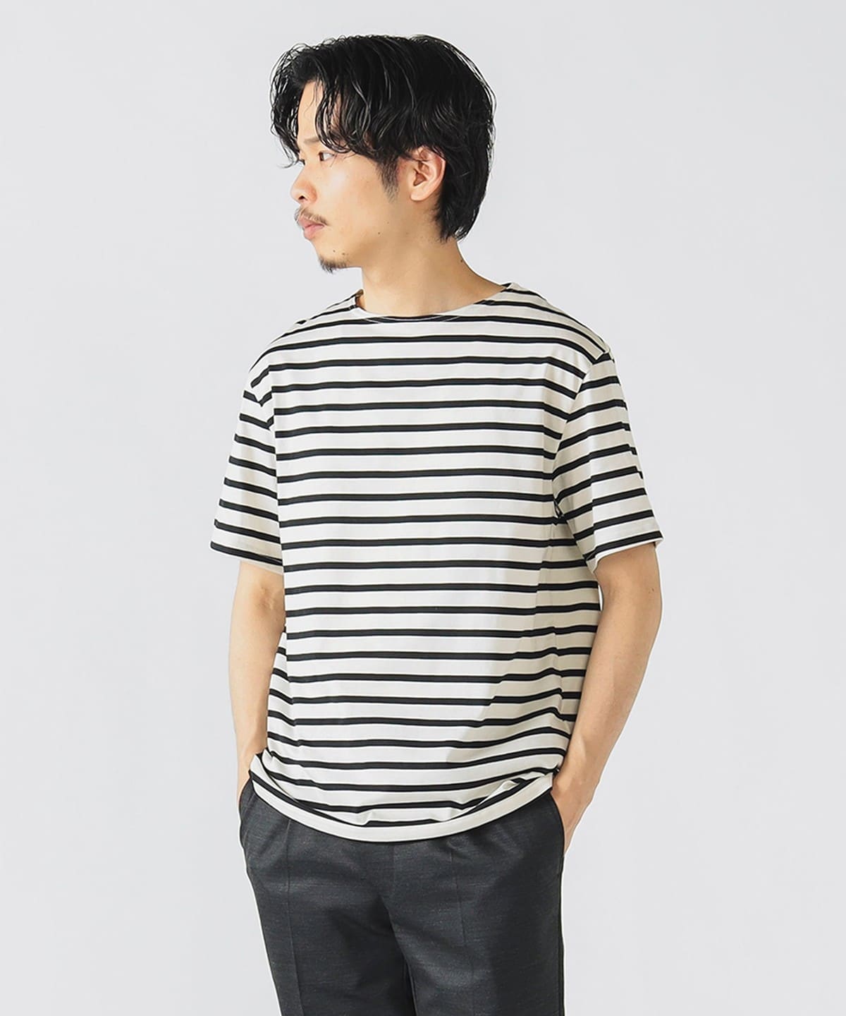 BEAMS HEART（ビームス ハート）ドレス ボーダーTシャツ（S～XL）（T