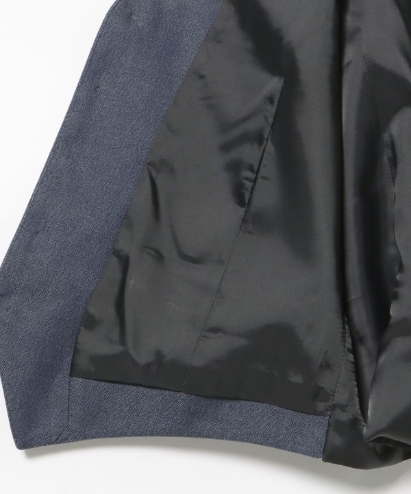 BEAMS HEART 　ストレッチデニムベスト BEAMS HEART（ビームス ハート）ストレッチ デニム ドレスジレ