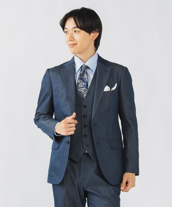 BEAMS HEART（ビームス ハート）ストレッチデニム ドレスジレ 25AW