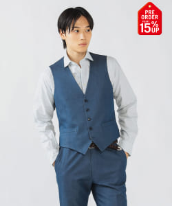 【+15%ポイントUP】ストレッチデニム ドレスジレ 25FW（S～XL・セットアップ対応）