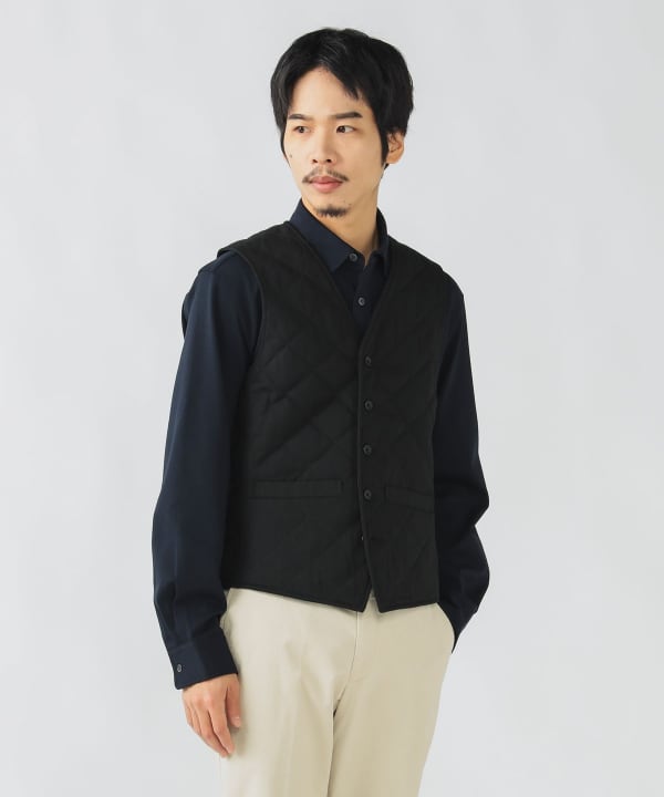 BEAMS HEART（ビームス ハート）キルティング ジレ（トップス ベスト