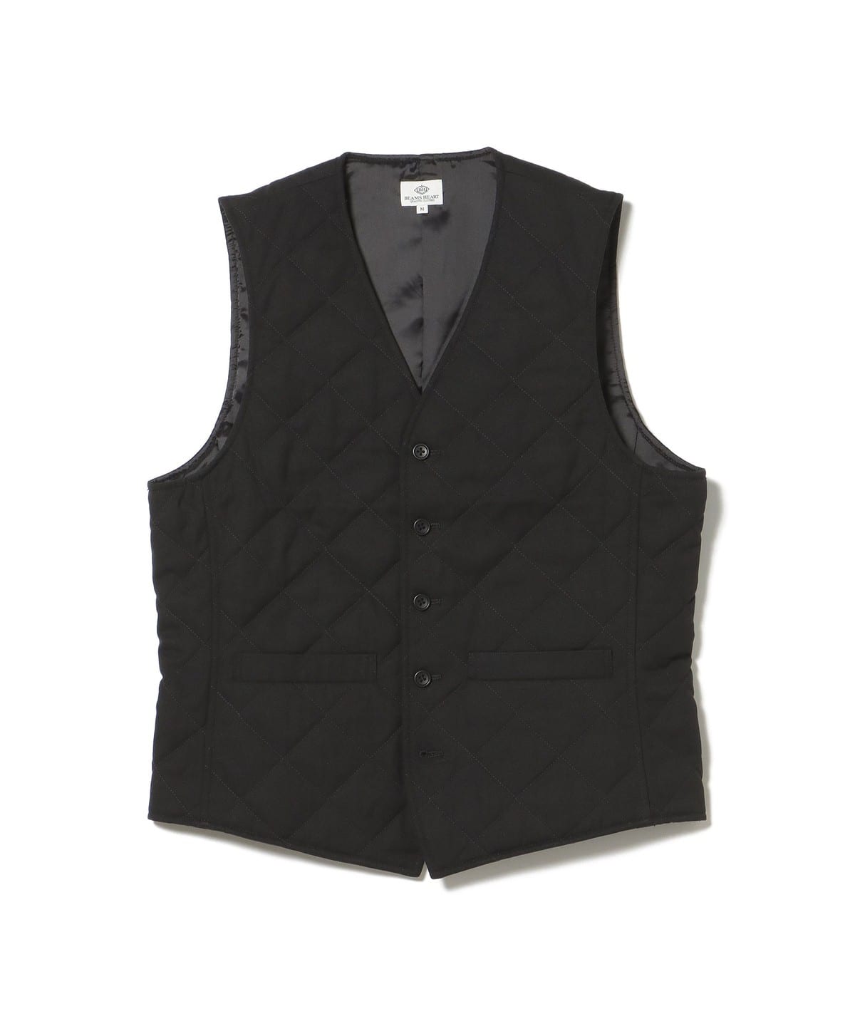 キルティング ジレ トップス MEN BLACK XL キルティング ジレ トップス MEN BLACK XL